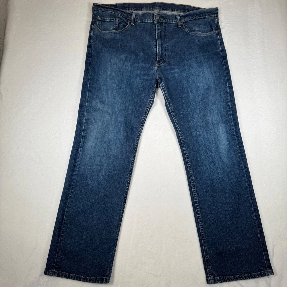 Levis 559 Relaxed Straight Jeans Mens 40x30 Dark Wash Blue‎ Denim 00559-0426